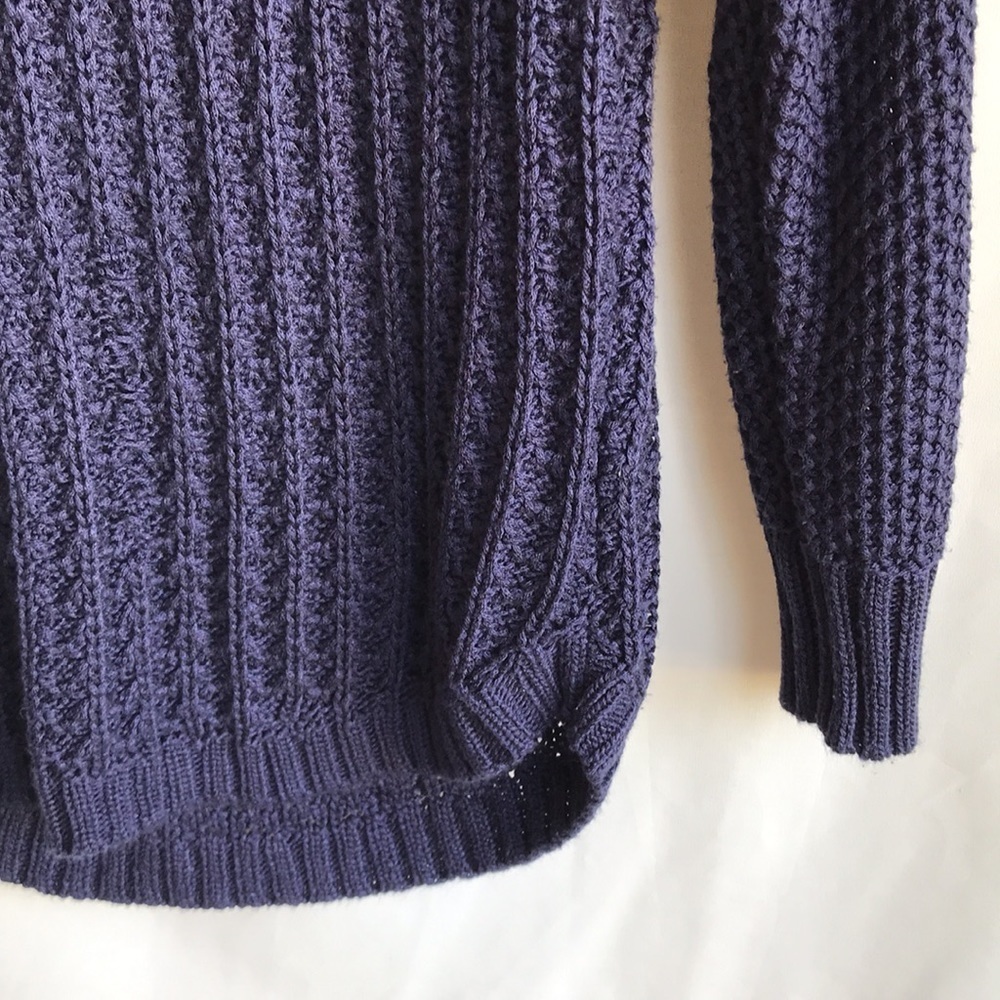 Calvin Klein Jeans navy acrylic sweater, size L - Picture 4 of 8